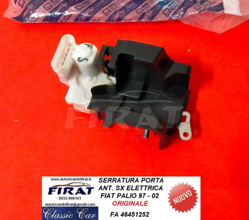 SERRATURA PORTA FIAT PALIO 97-02 ANT.SX ELETT. (46451252)